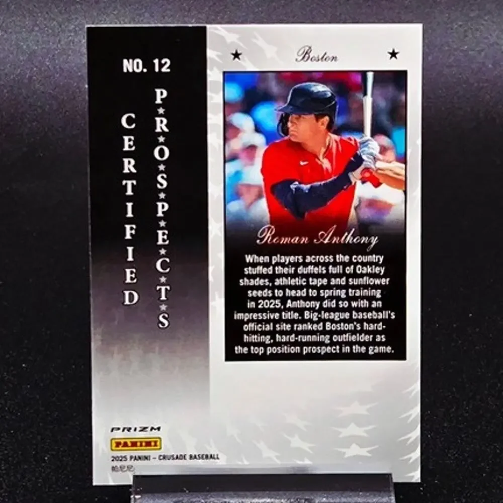 Roman Anthony Certified Prospects 8 Bit Ballers RC Boston Red Sox Top Prospect - Picture 5 of 5